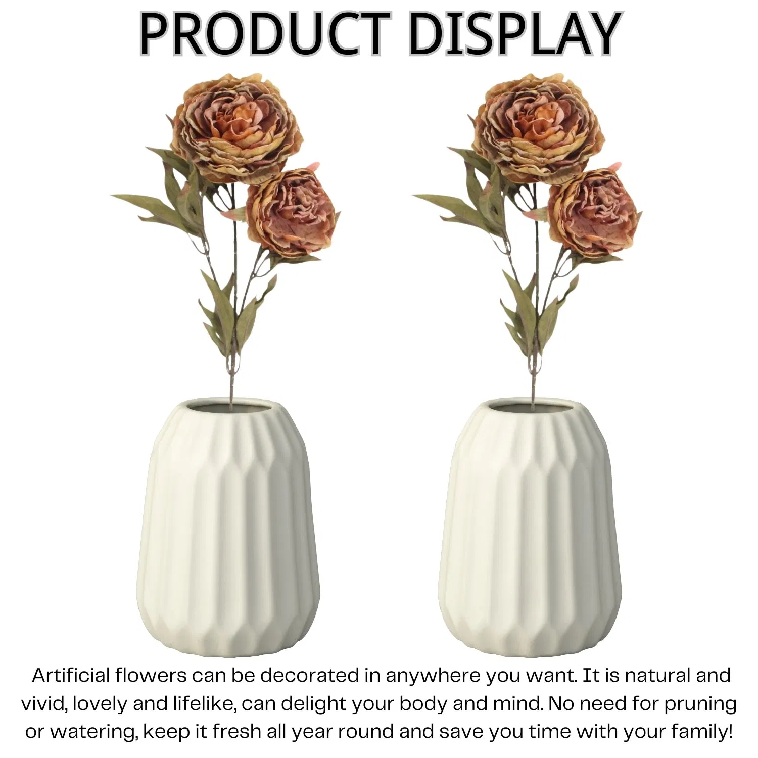 Popular Lifelike Decorative Rose Pick for Home Wedding Indoor Decoration Artificial Rose Arrangement