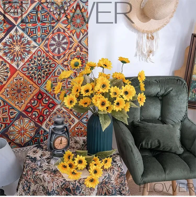 Artificial Sunflower Stem Detail