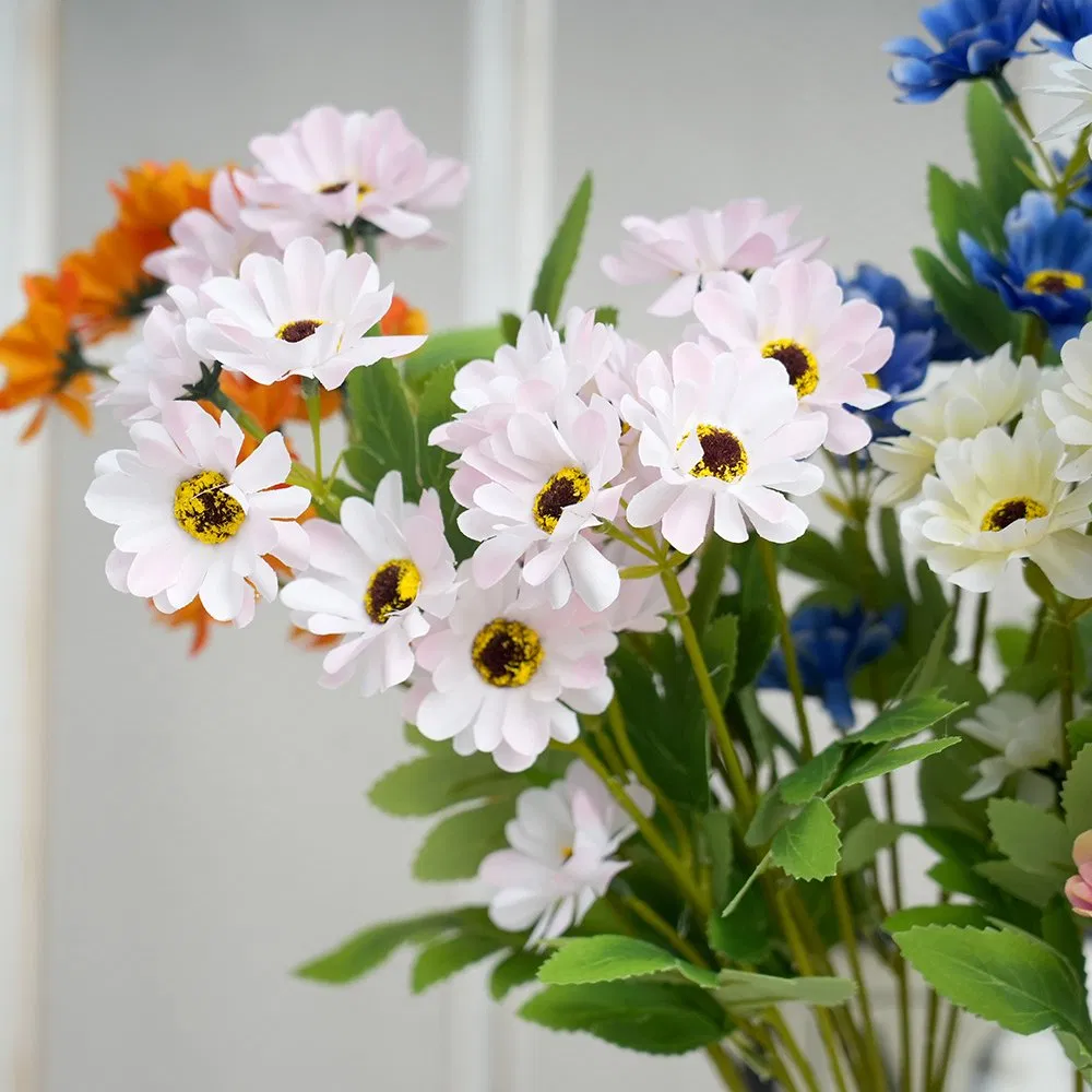 Wholesale 12head Artificial Sunflower Lifelike Handmade Sunflowers Decoration Floral Spray for Indoor and Outdoor Decoration