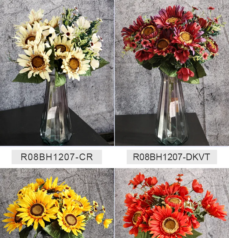 Artificial Sunflower Detail 4