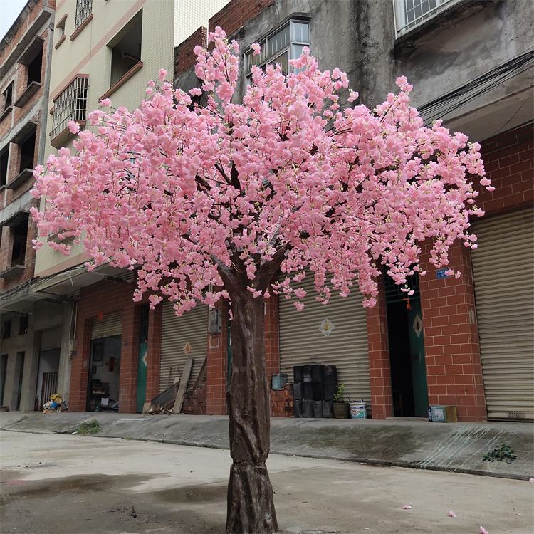 Wedding Centerpiece Indoor Big Artificial Pink Cherry Blossom for Decoration