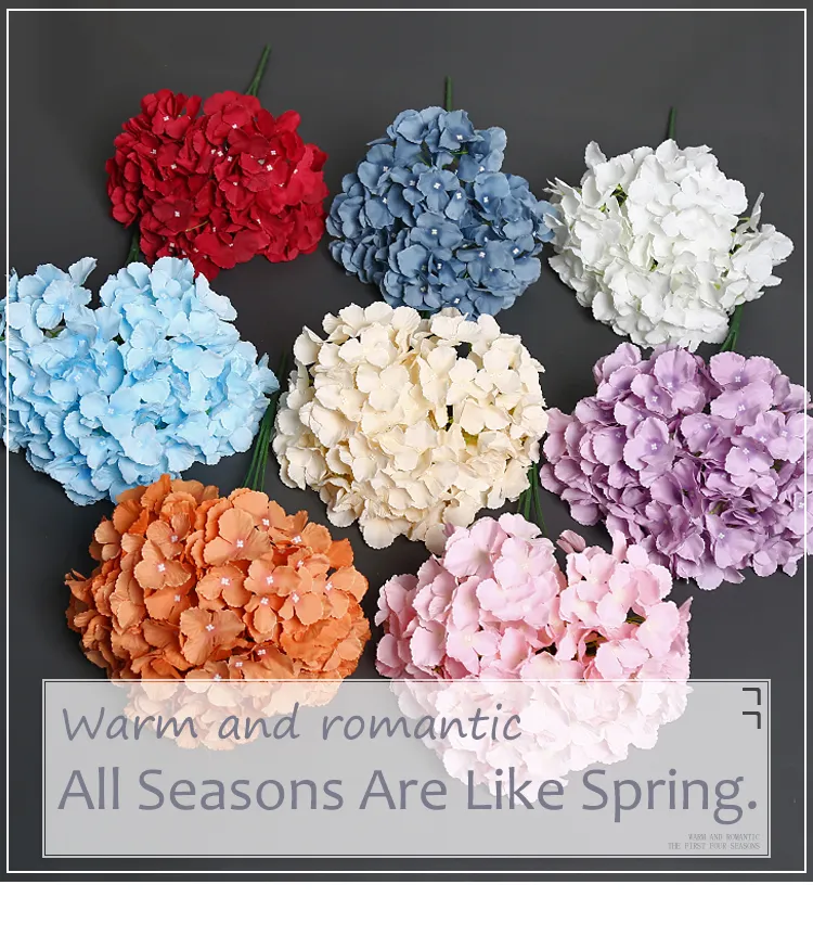 Artificial Hydrangea Display