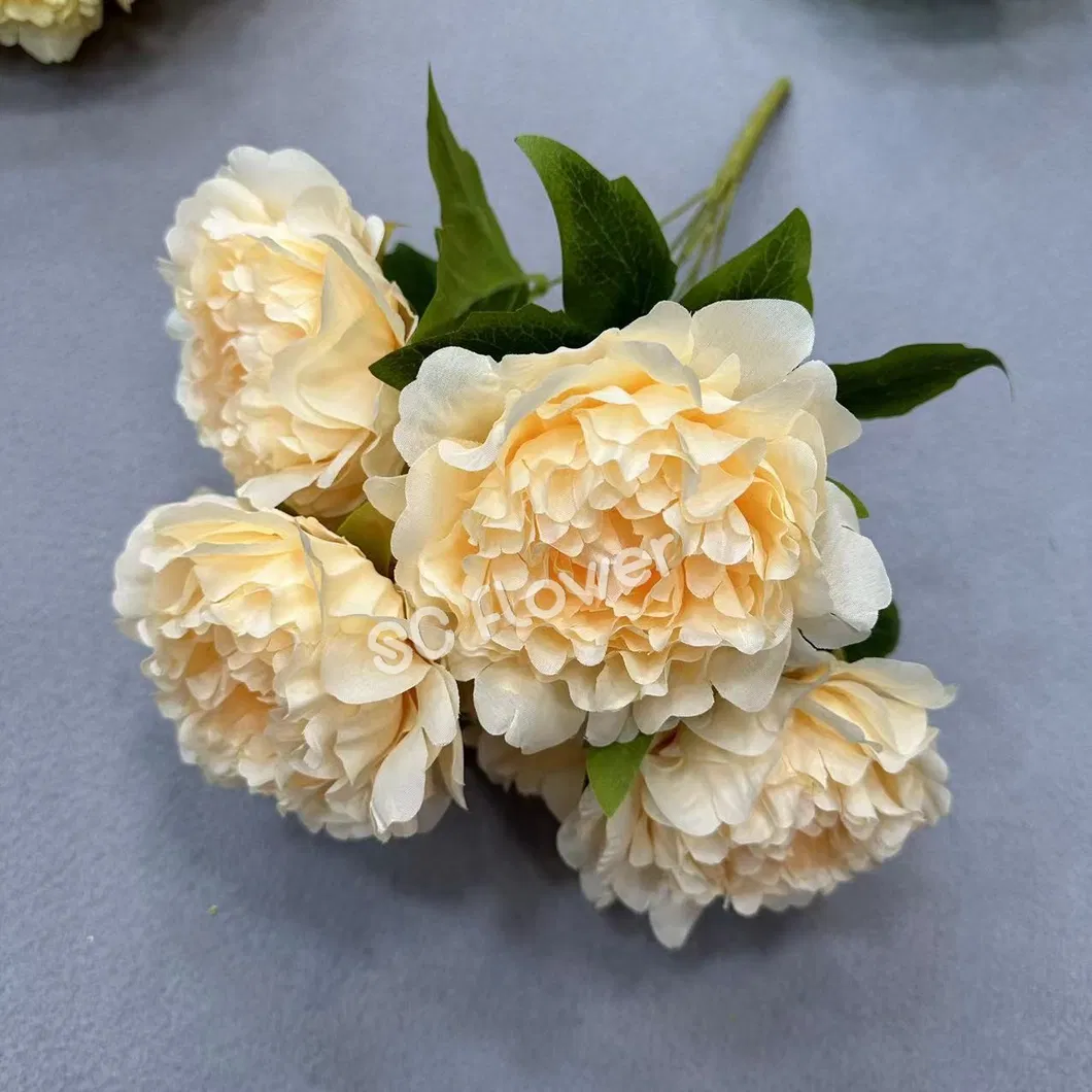 Artificial Silk Peony 7