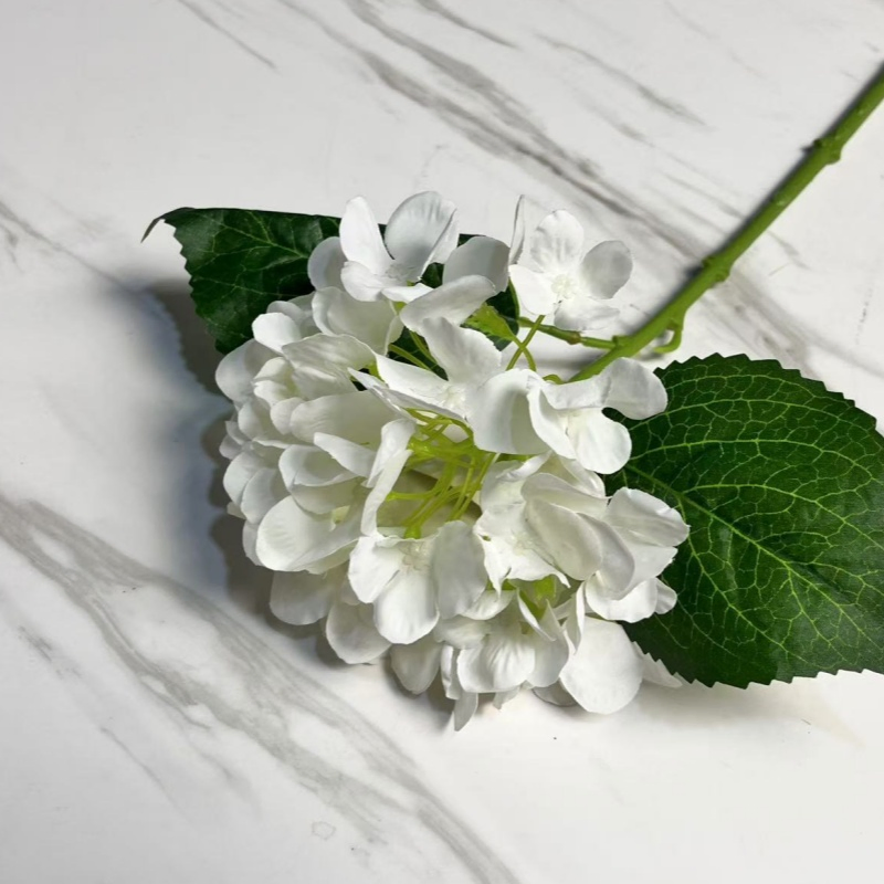Small Single Hydrangea for Home Wedding Decoration From Factory Artificial Flower