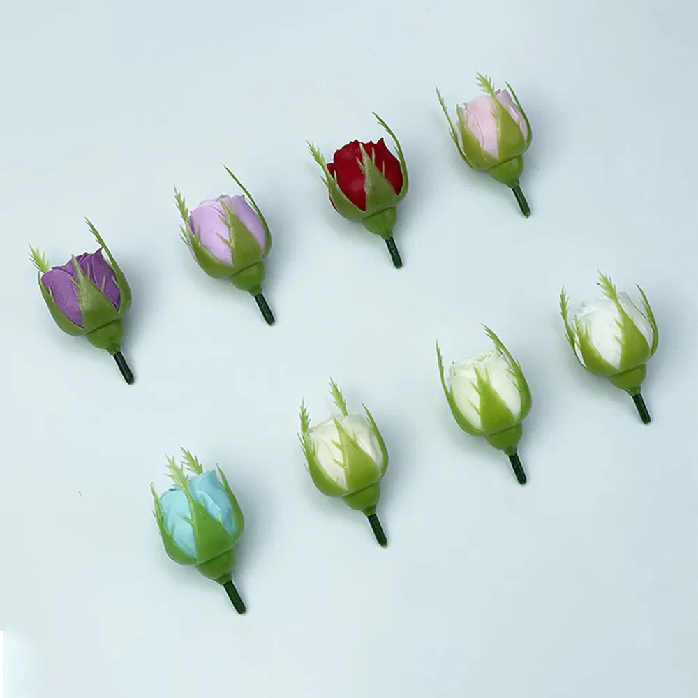 Soap Flower Gift Box Flower Artificial Rose for Bouquet Florist Floral Decoration