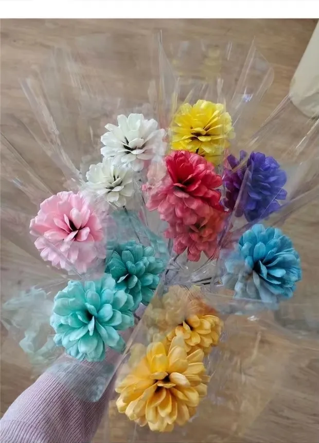 Artificial Flower Pine Rose 8