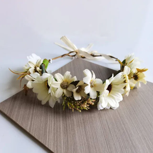 Artificial Floral Hairband Sunflower 6