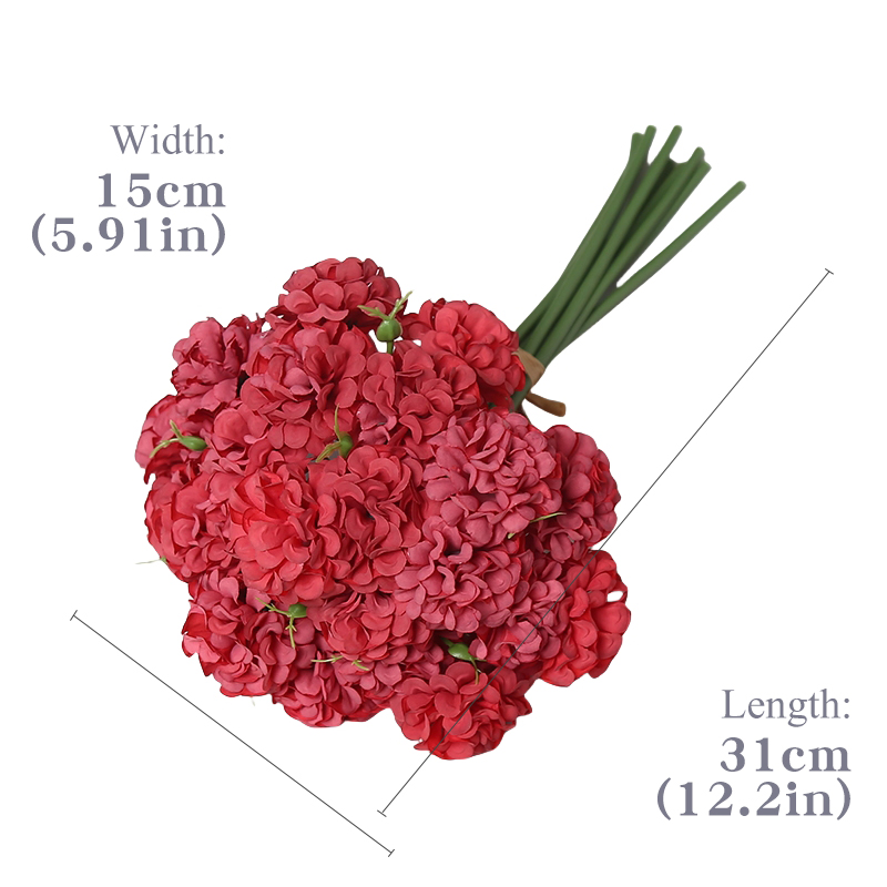 Bright Artificial Flower Zinnias Perfect Summer Party Decor Narcissus Plastic Pink Centerpiece Stand Modern Azalea Hydrangea