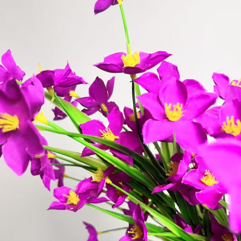 Fourty Heads Orchid for Home Holiday Decoration From Factory Wholesale Artificial Flower OEM