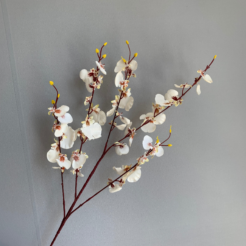 Wholesale Long Stem Silk Dancing Orchid for Living Room Decor Floral Arrangement