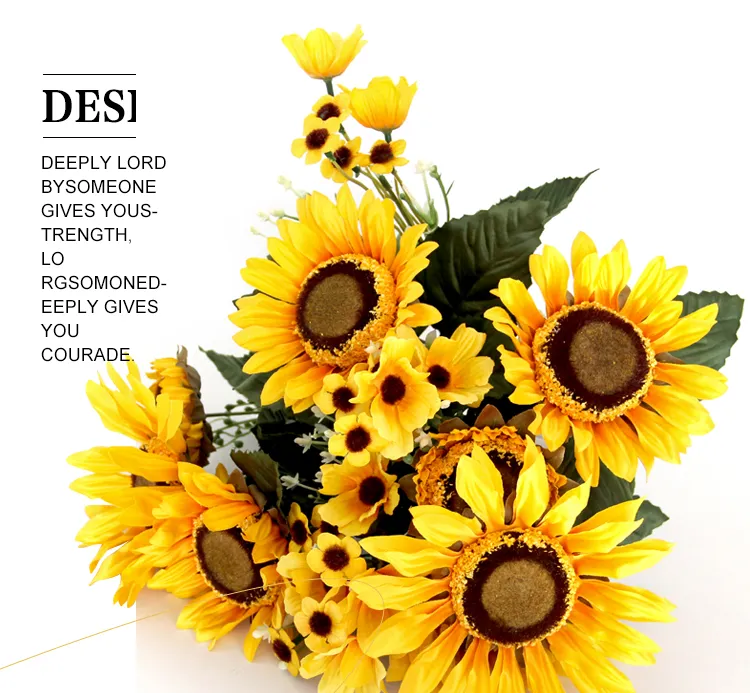 Artificial Sunflower Detail 6