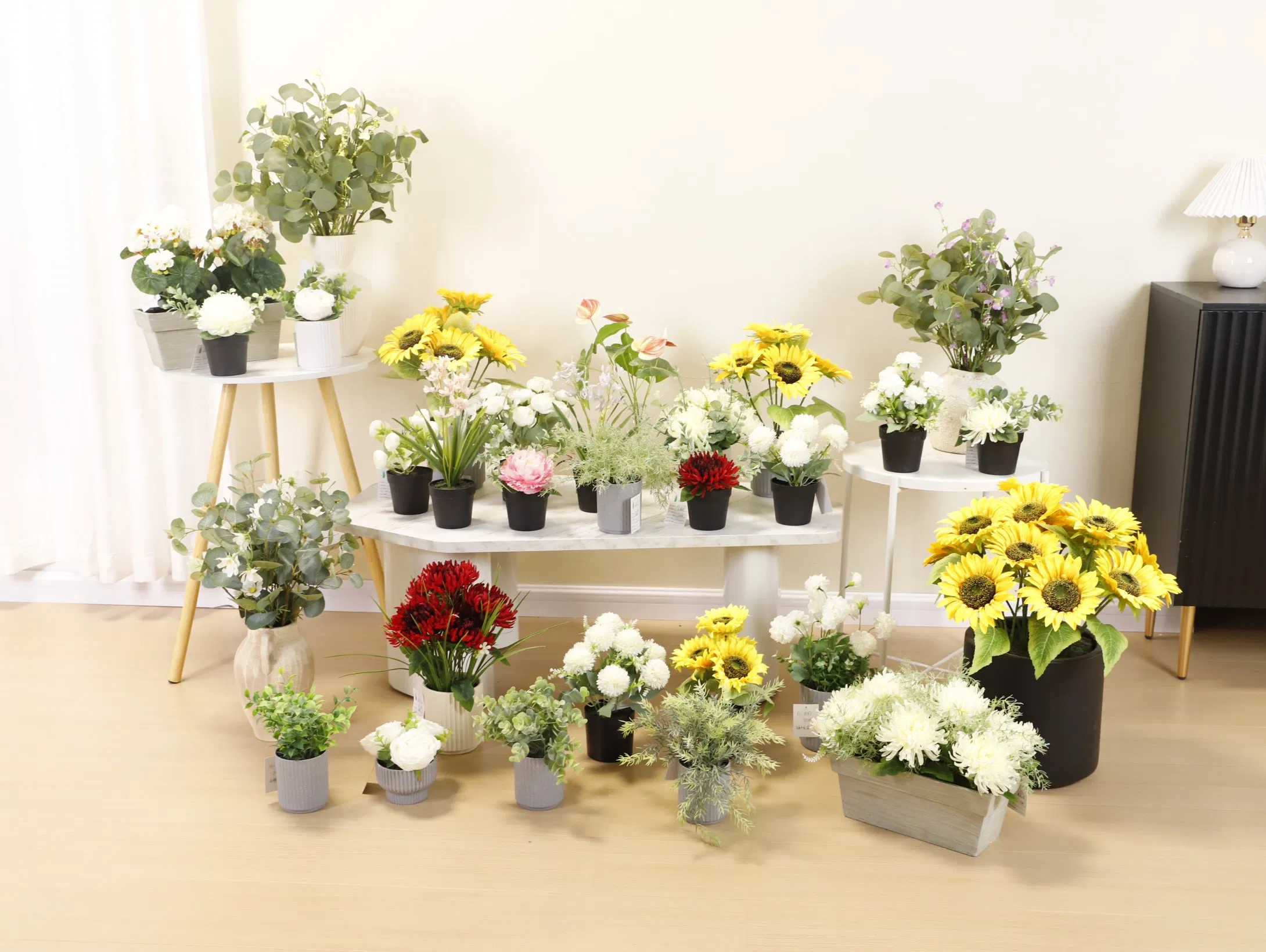 Artificial Flowers Sunflower Rose for Wedding Bouquets Centerpieces Arrangements Flowers Party Home