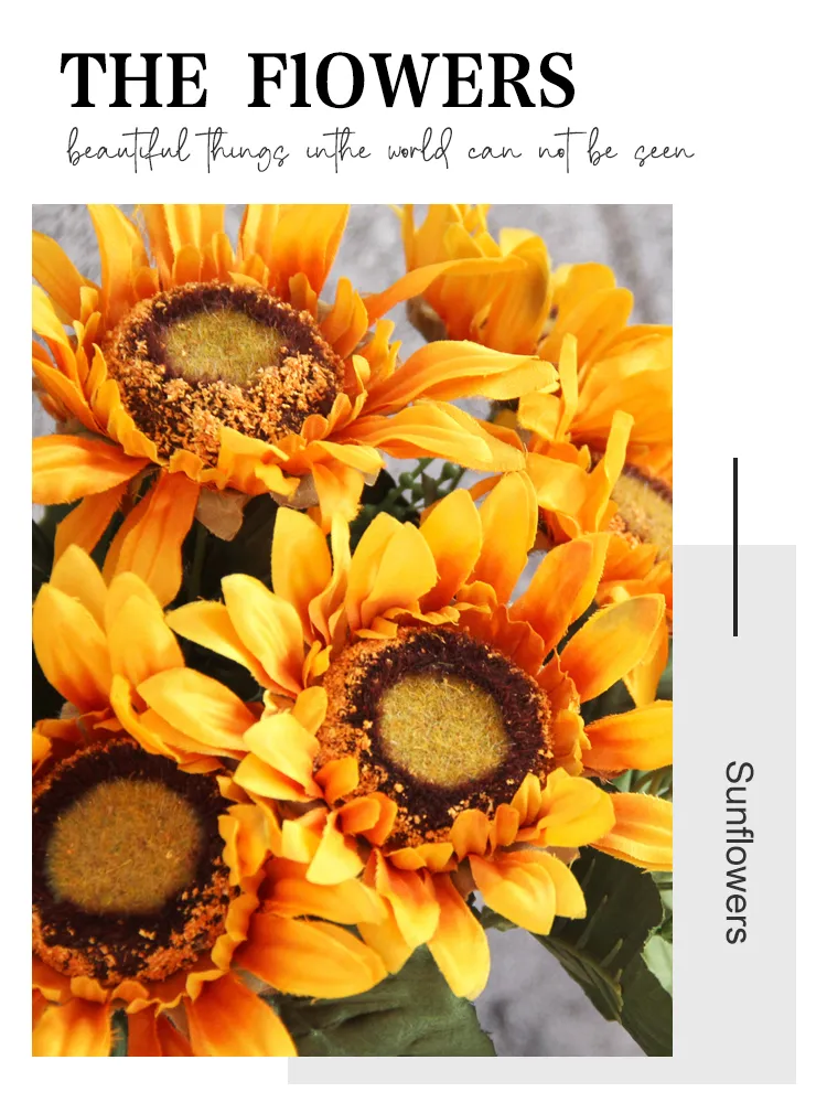 Artificial Sunflower Detail 2