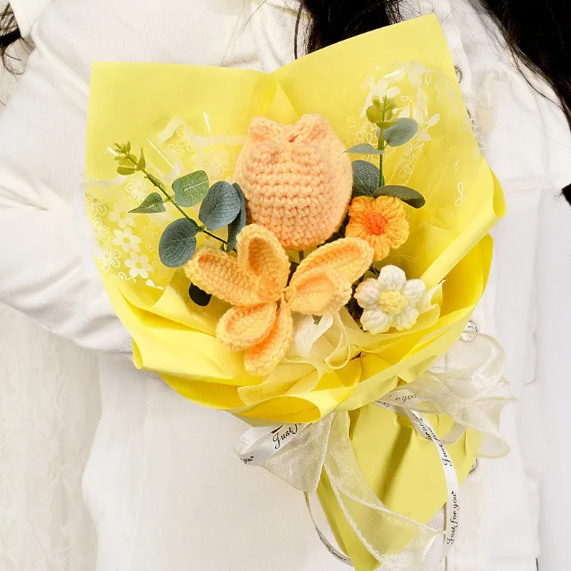 Hand-Crocheted Bouquet 3