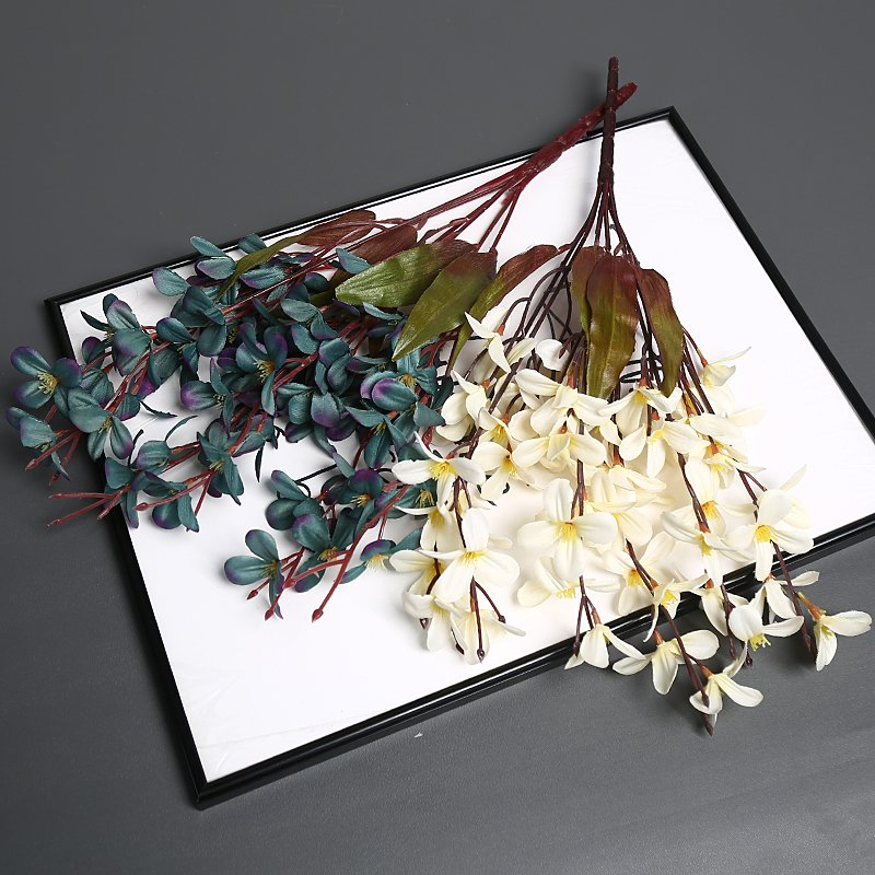 Popular Bulk Wildwood Flower 3D Retail Courtyard Layout Autumn Orchid