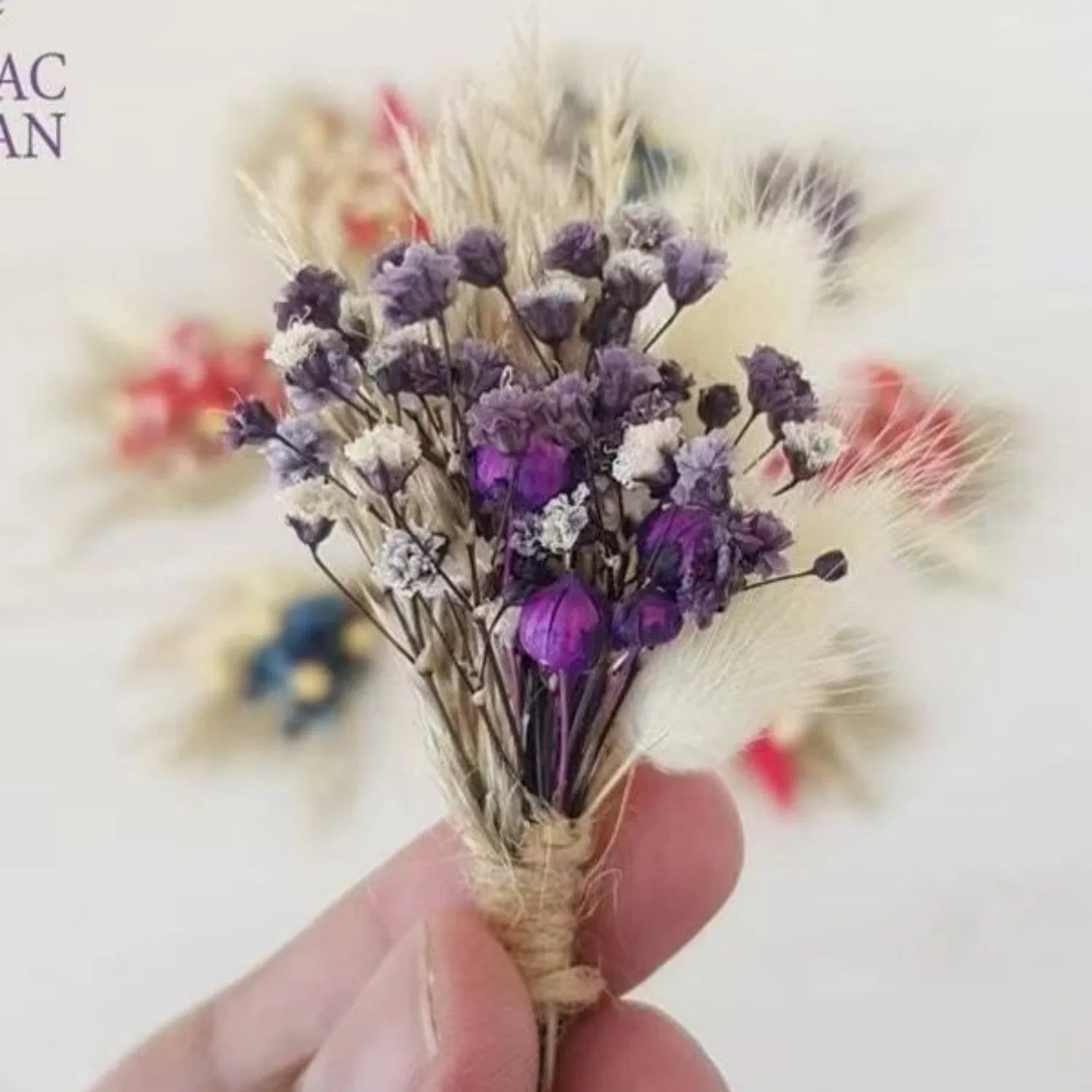 Wedding Favors Bridesmaids Gifts and Party Favors Dried Flower Mini Bouquet