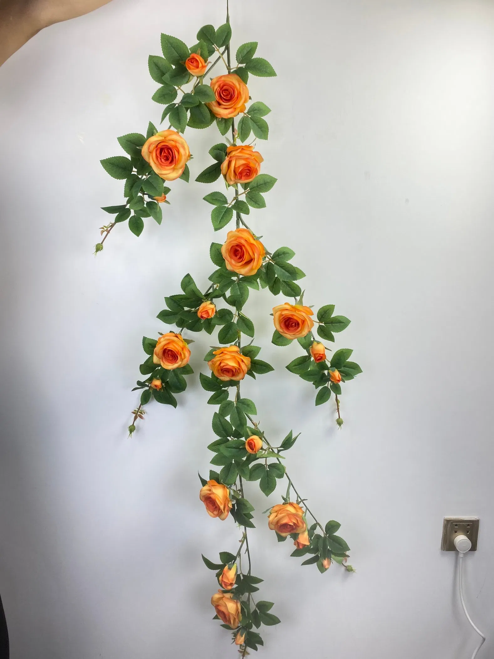 Artificial Flowers Wedding Strips Rose Bunch of Artificial Flowers a Single Pearl Simulation Flower