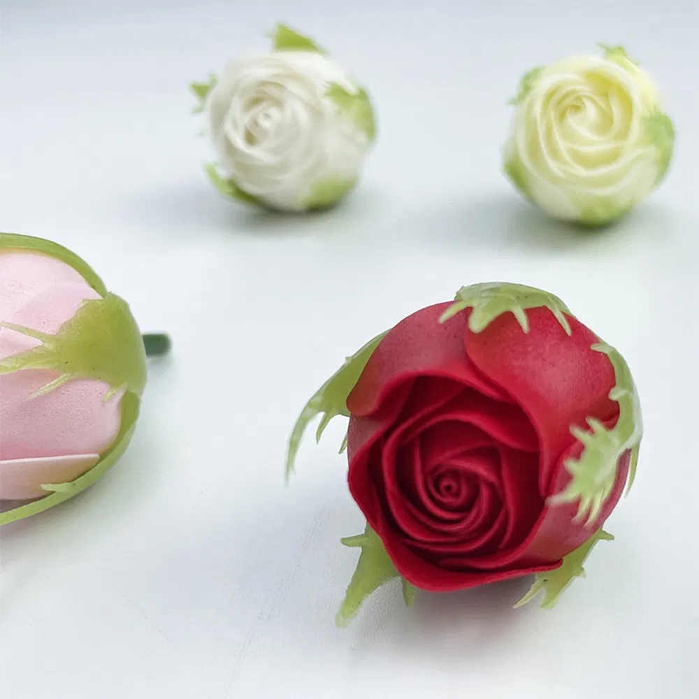 Soap Flower Gift Box Flower Artificial Rose for Bouquet Florist Floral Decoration