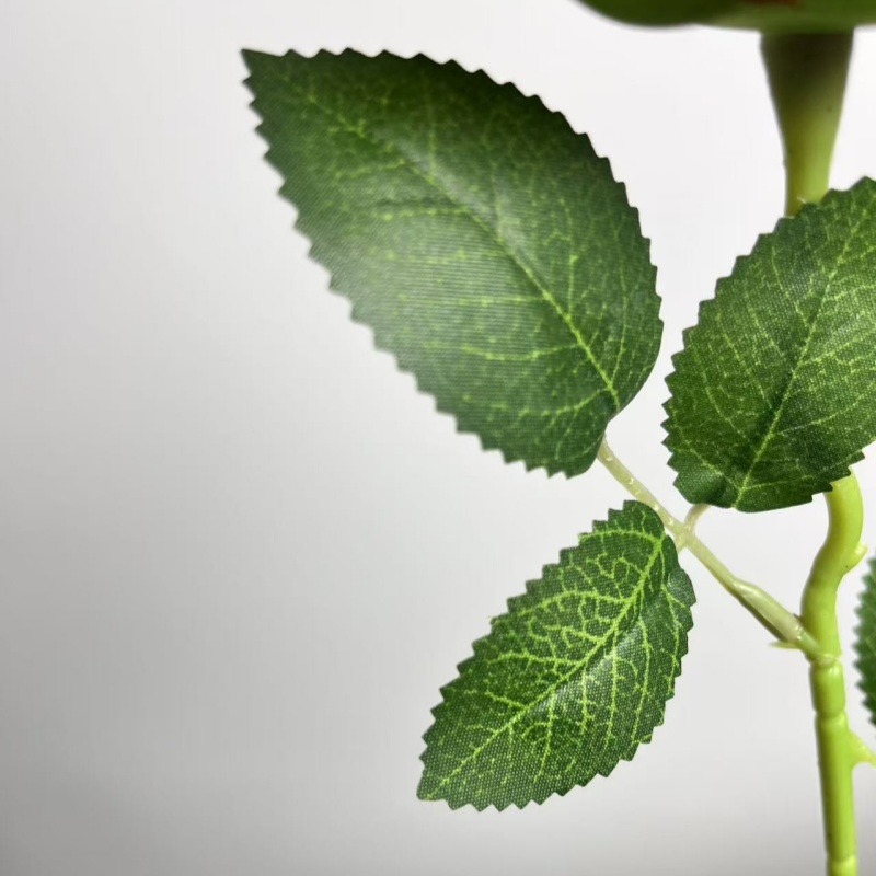 Single Bigger Lint Rose for Wedding Home Festival Decoration From Factory Flannelette Artificial Flower OEM