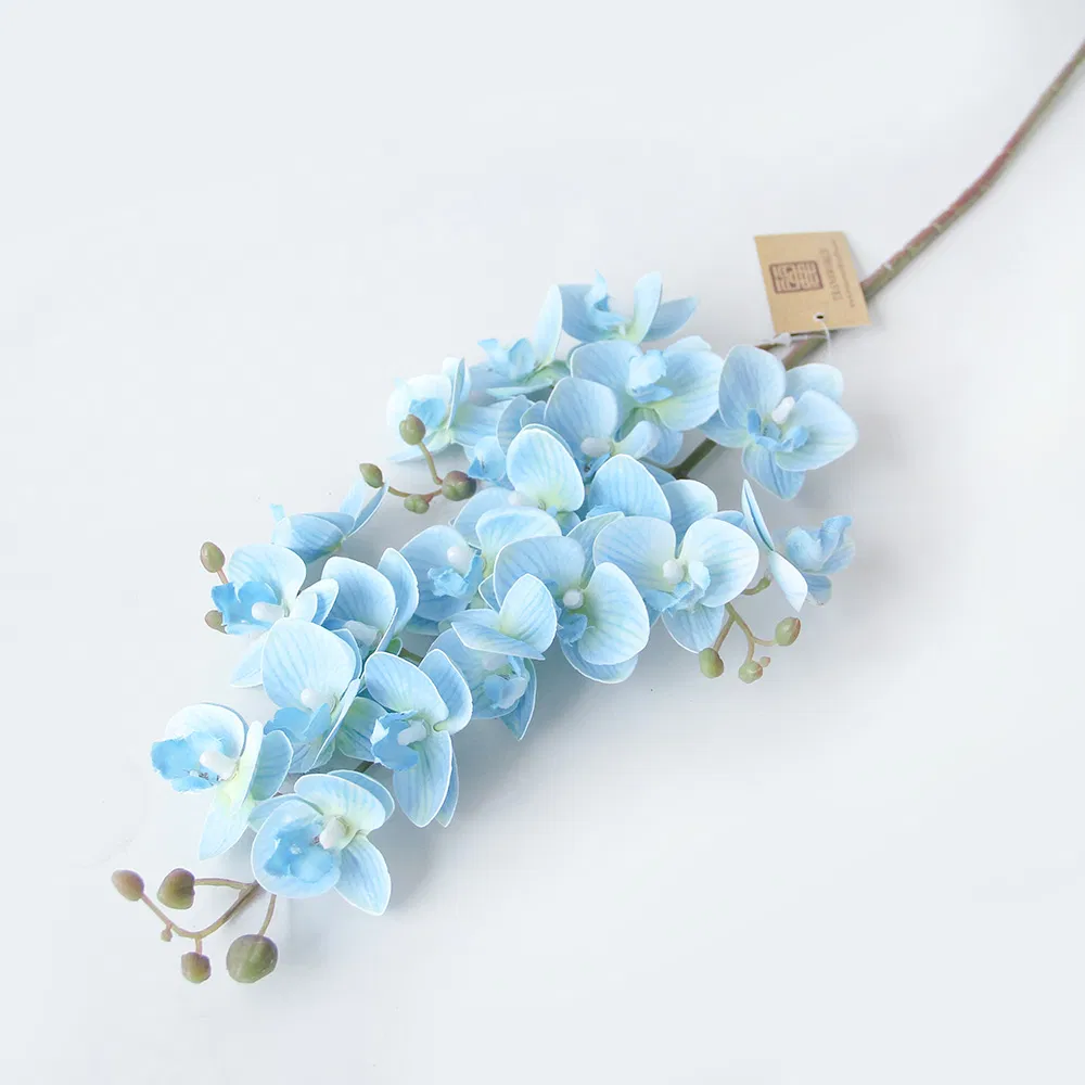 Factory Bulk Wholesale High Quality Aritificial Orchid Plastic Flower Phalaenopsis for Decorative Wedding Home Flowers