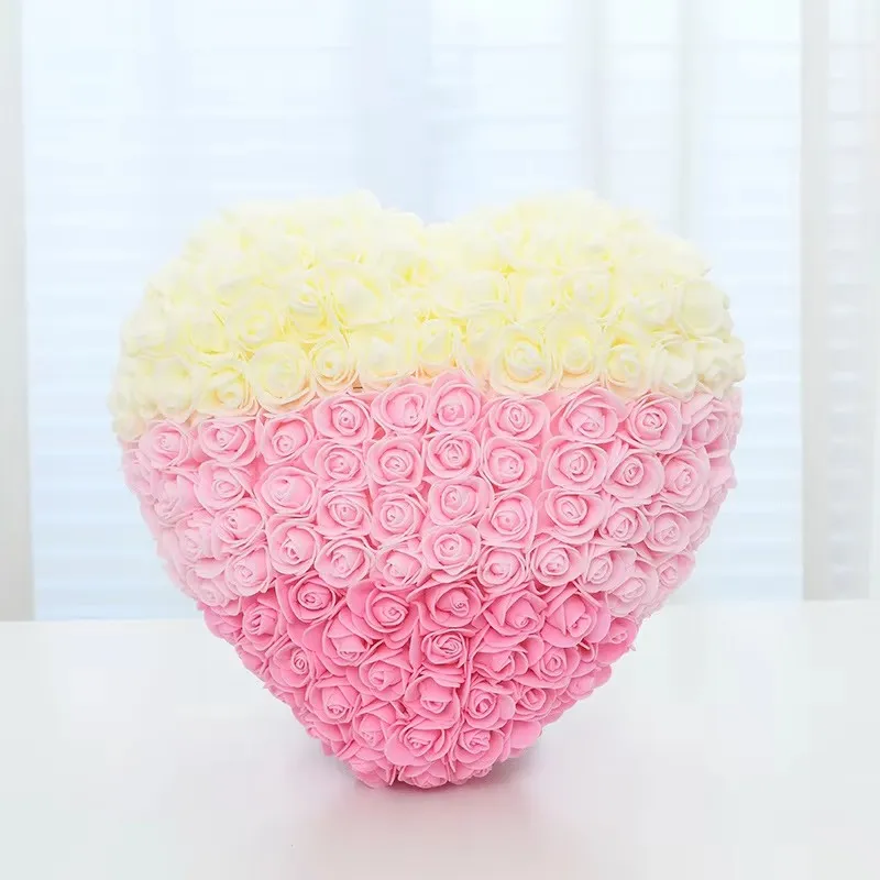 Eternal Preserved Rose Heart in Glass Dome