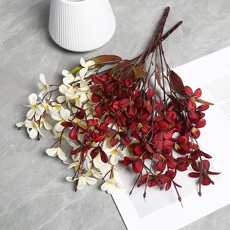 Courtyard Layout Bright Series Retro Color Bedroom Decoration High-End Autumn Orchid