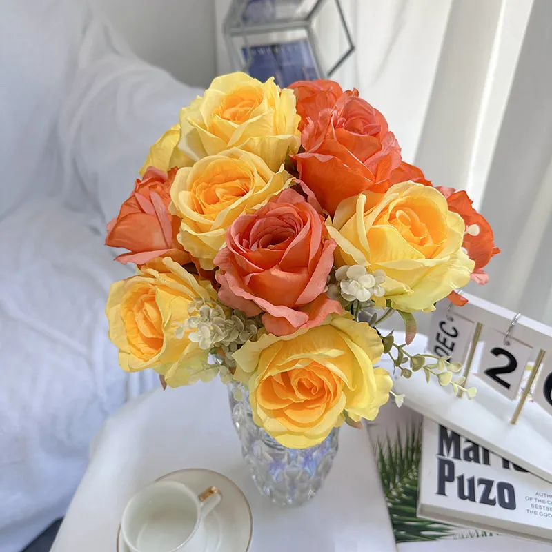 Elegant Silk Rose Bouquet