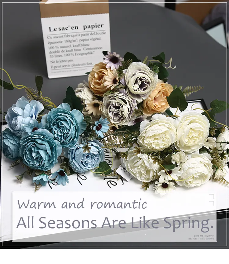 Artificial Peony Display 1