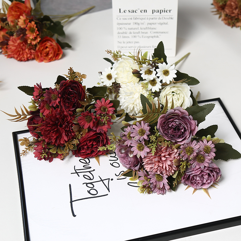 Oktoberfest Fun Artificial Flower Decoration Enhances Festival Vibes Sweet Noble Fresh Dreamy Luxurious Minimal Peony