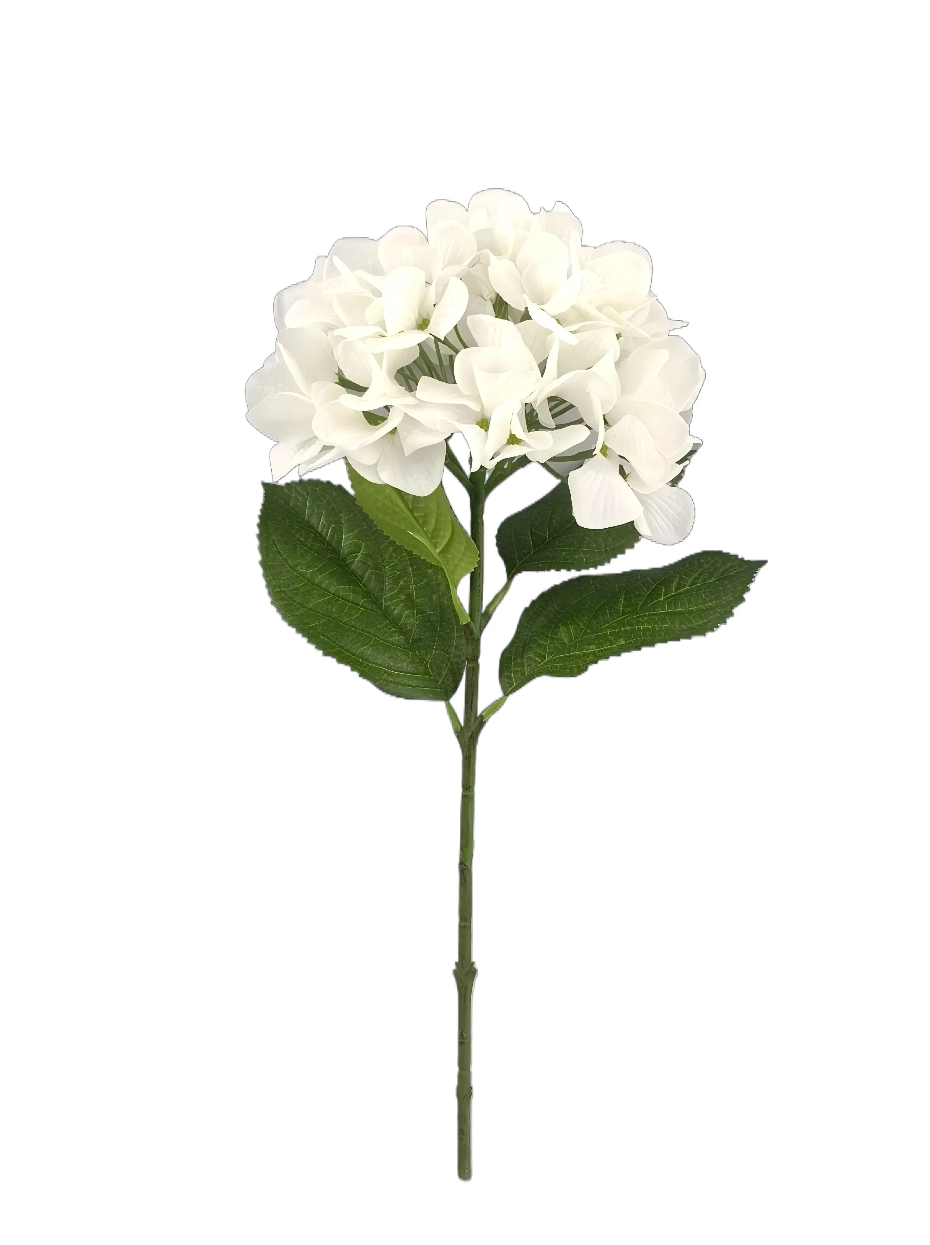47cm Premium Real Touch Artificial Hydrangea Stem