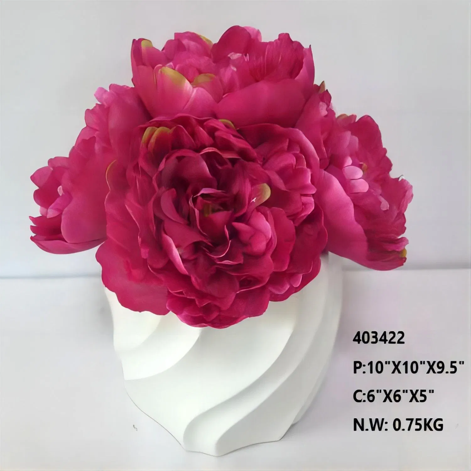 Artificial Flowers Customizable Silk Peony Flowers for Home Decor by OEM