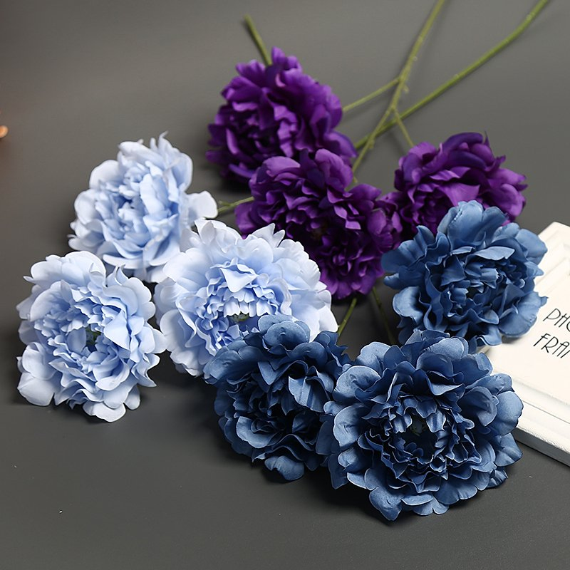 Festive Birthday Tables: Artificial Flowers with Balloon Accents: Silk Daisy Lavender Outdoor Decor Shabby Chic Farmhouse Peony