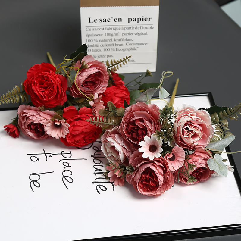 Sunny Yellow Blooms Artificial Flower Decoration Adds Cheer Instantly Olive Branch IVY Chrysanthemum Wintersweet Silk Tree Delphinium Peony