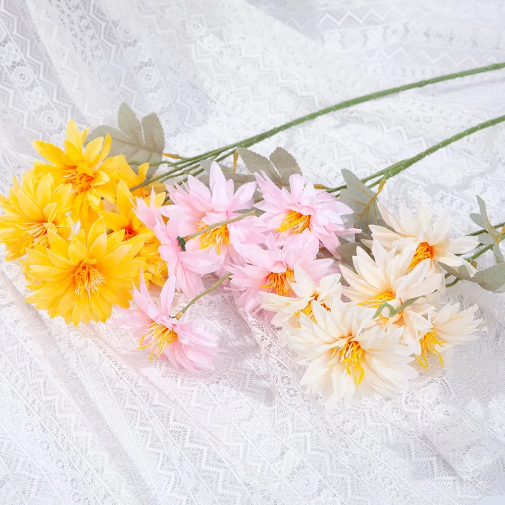 3D Real Touch Artificial Chrysanthemum Sunflower