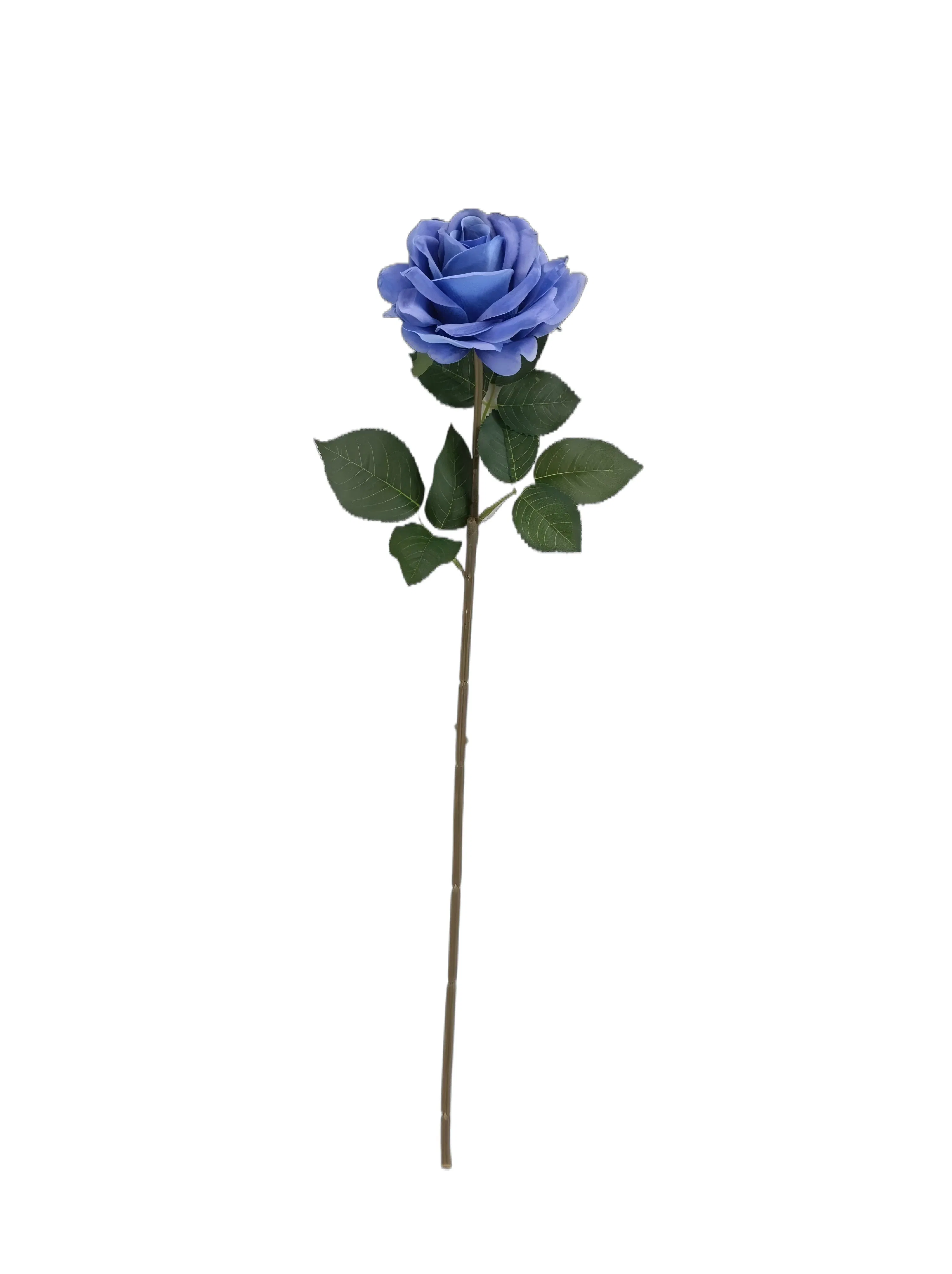 65cm Premium Single Stem Real Touch Moisture Artificial Rose