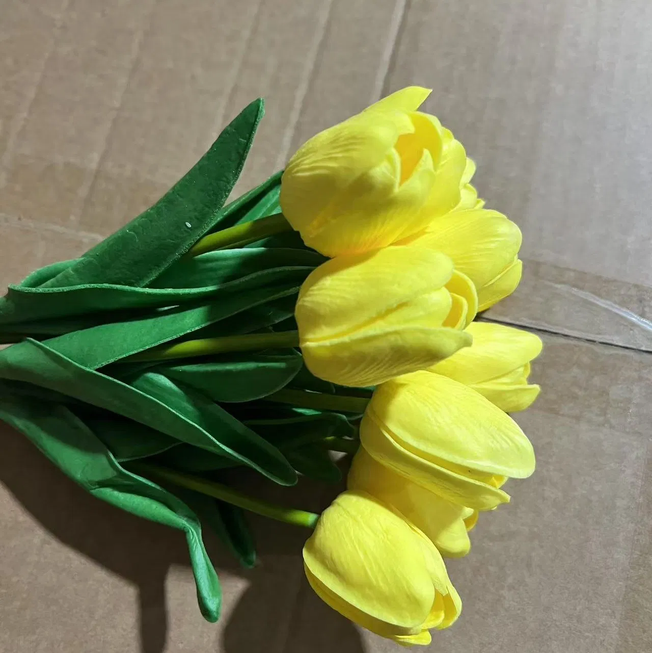 Real Touch Artificial Tulip Holland Mini Tulip for Wedding Home Party and DIY Decor for Mother's Day and Back to School