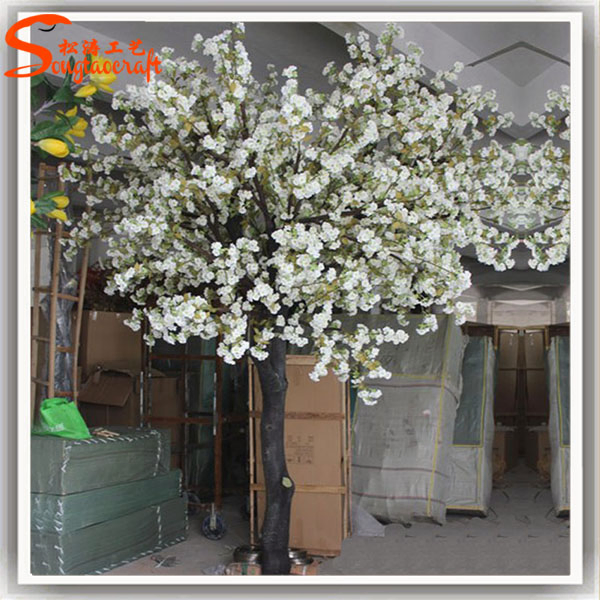 Hot Selling White Wedding Decorative Artificial Cherry Blossom