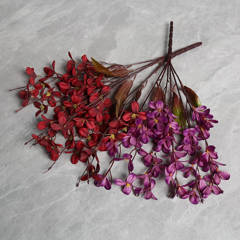 Middle Ages Elegant Unique 3D Party Decoration Balcony Layout Autumn Orchid