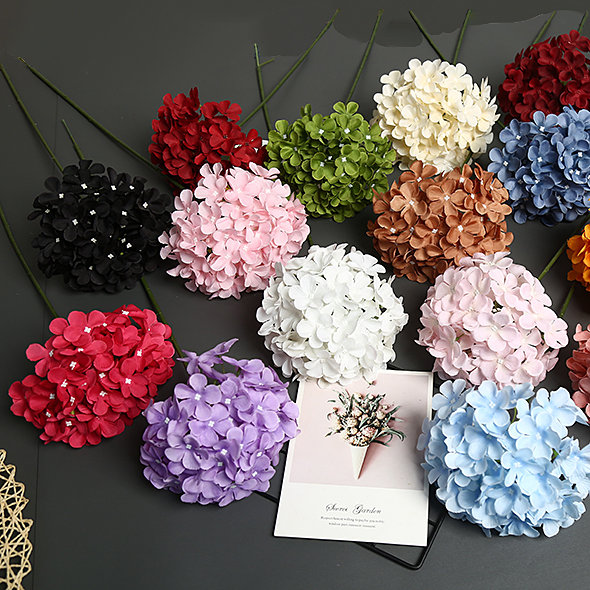 Easter Baskets Bloom Brighter with Spring-Inspired Artificial Flowers in Pastels: Durable Stem Rose Tulip Wedding Decor Pet-Safe Weather-Resistant Hydrangea