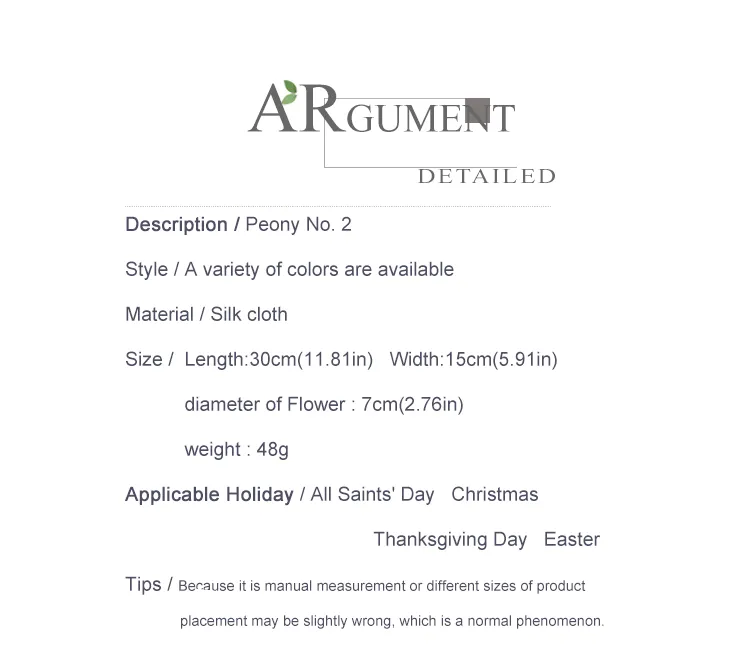 Silk Flower Decoration