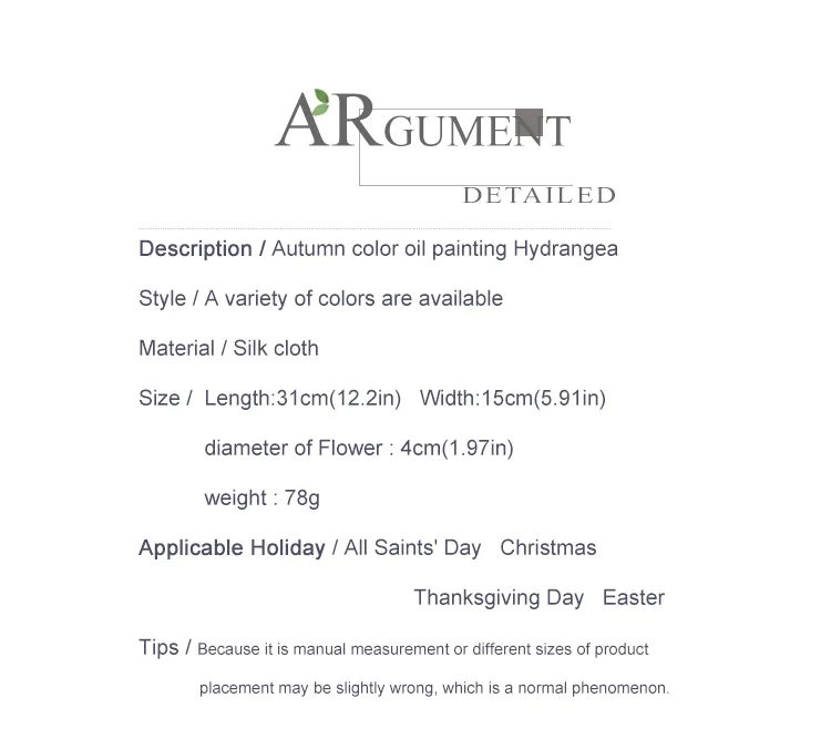 Artificial Hydrangea 2