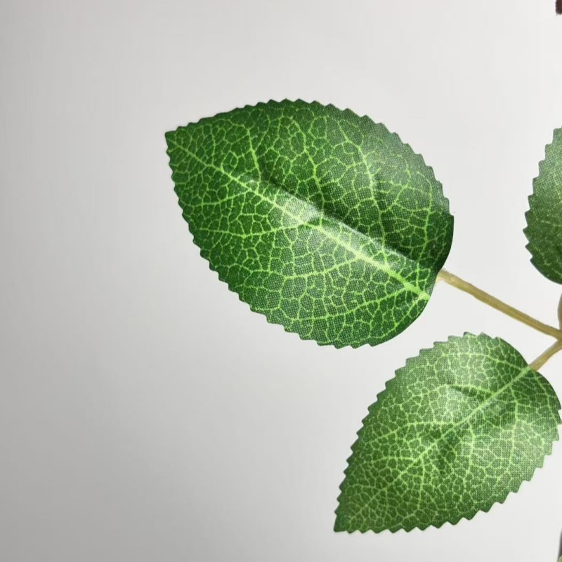 Single Big Lint Rose for Wedding Decoration From Factory Flannelette Artificial Flower