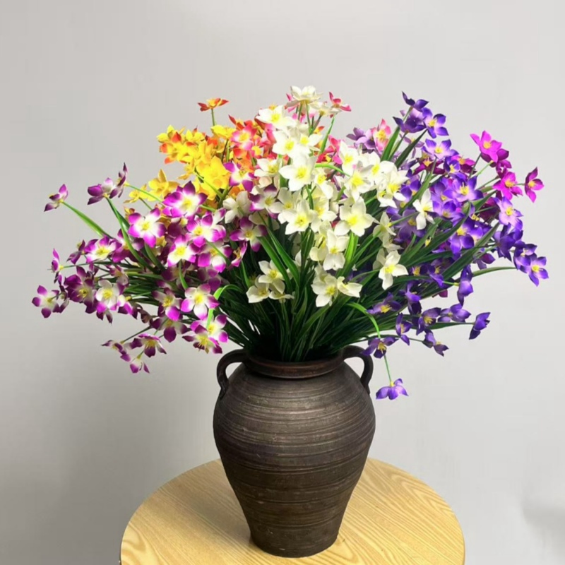 Fourty Heads Orchid for Home Holiday Decoration From Factory Wholesale Artificial Flower