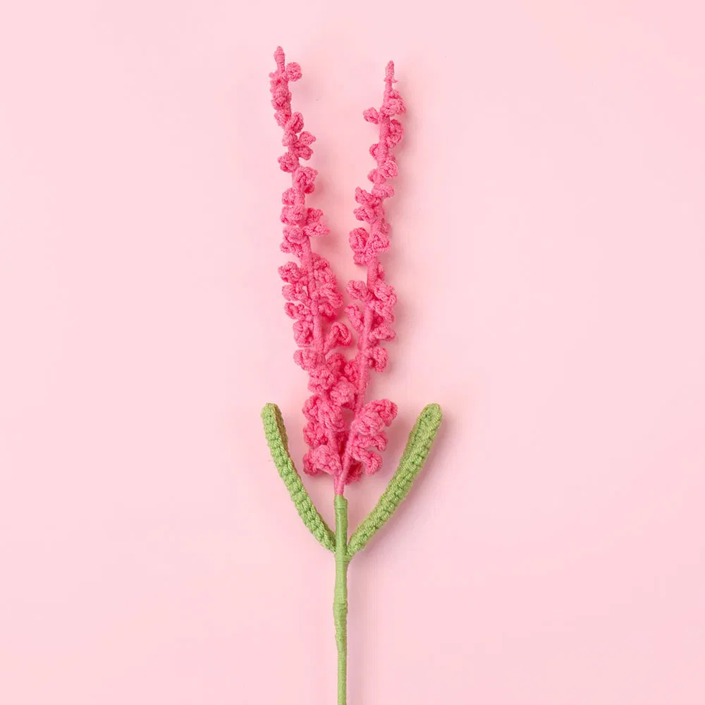 Finished Handmade Crocheted Lavender Imitation Yarn Woven Lavender Bouquet