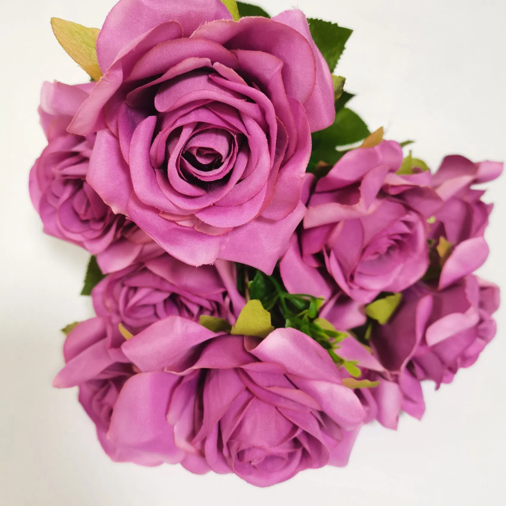 Elegant Artificial Rose and Lily Bouquet for Weddings