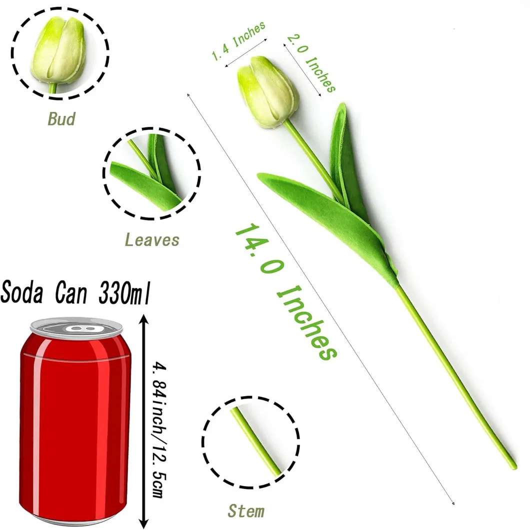 Artificial Faux Tulips