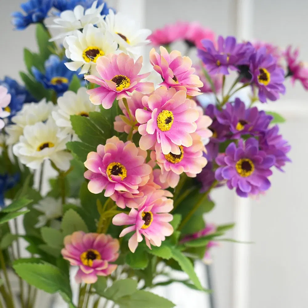 Wholesale 12head Artificial Sunflower Lifelike Handmade Sunflowers Decoration Floral Spray for Indoor and Outdoor Decoration