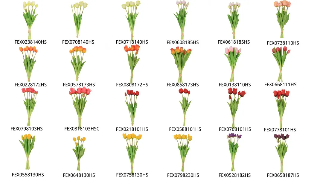 More Styles of Artificial Tulips