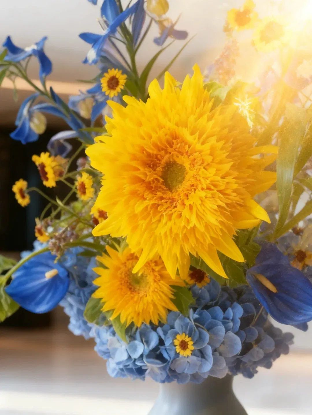 Artistic Design of Artificial Sunflowers