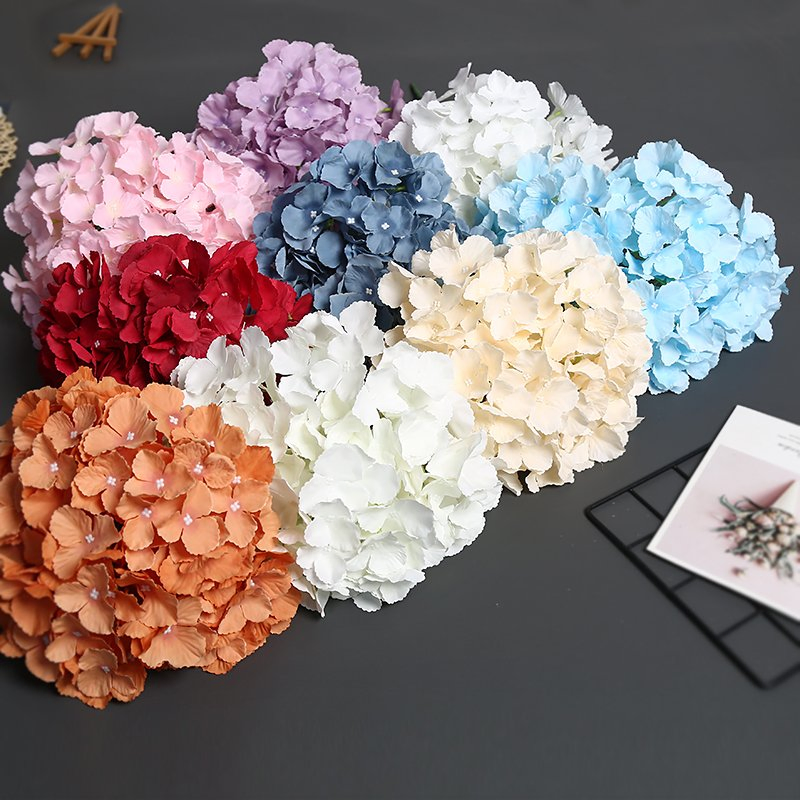 Traditional Living Rooms Bloom with Timeless Artificial: Faux Flowers Iris Poppy Office Reception Decor Wall-Adorning Season-Transitional Hydrangea